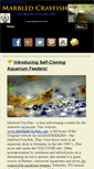 Mobile Screenshot of marbledcrayfish.com